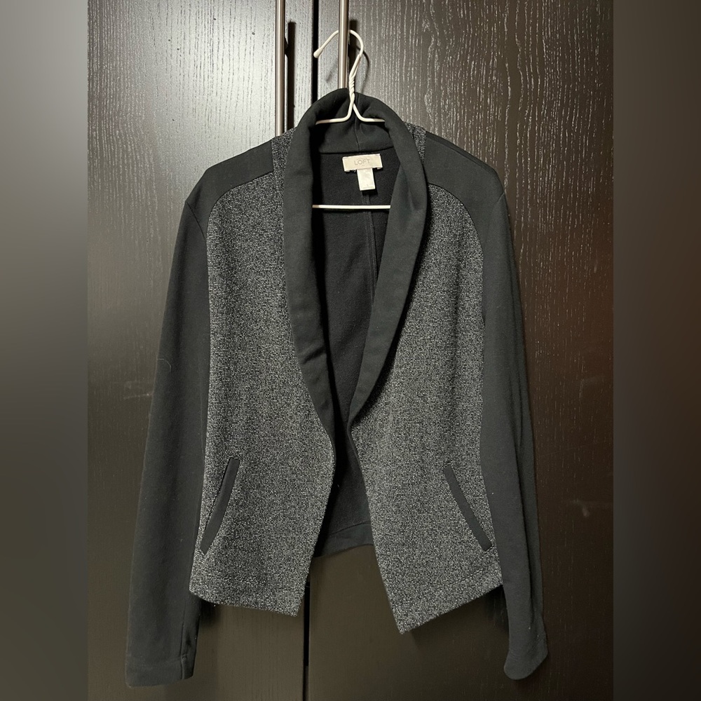 Loft Blazer Sweater - Black - Small